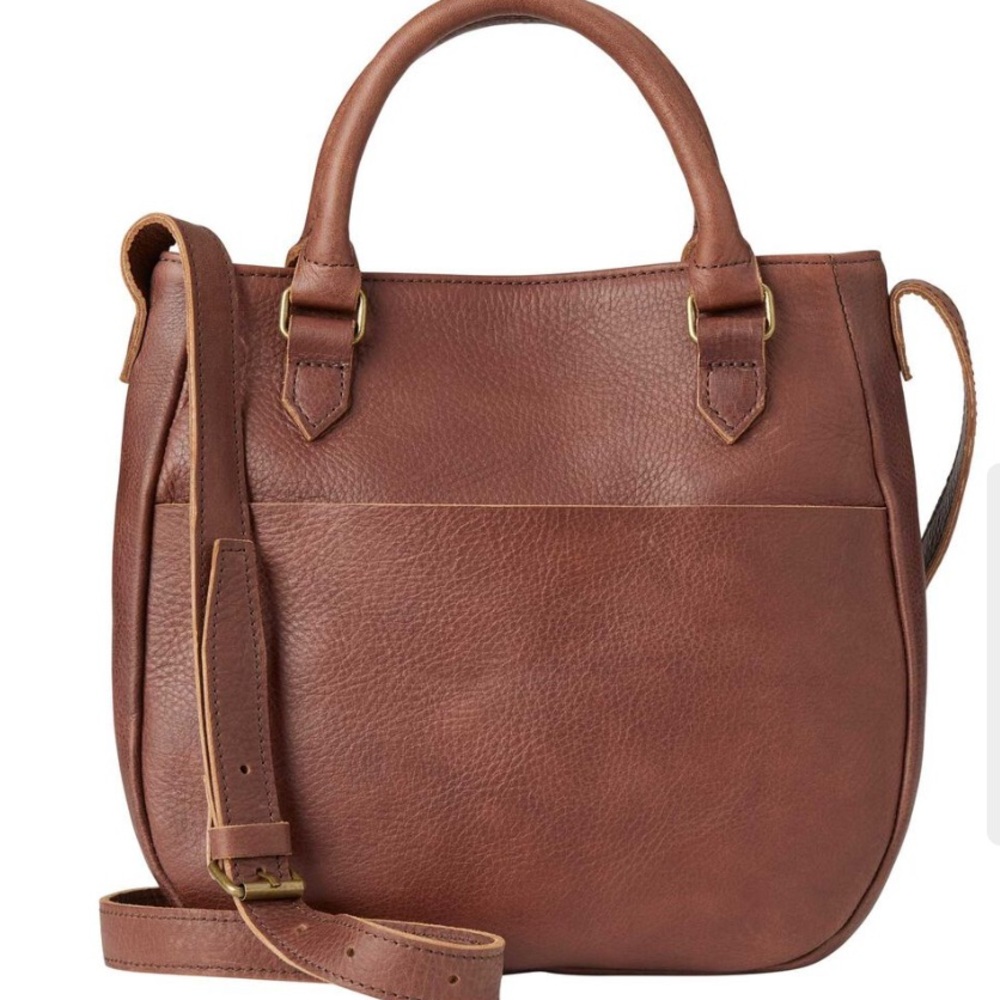 Duluth Trading Company Lifetime Leather Saddle Bag